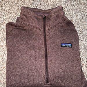 women’s patagonia better sweater 1/4 zip NWOT